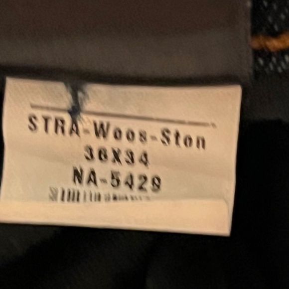 Mens Mott & Bow Straight Wooster Dark Wash Jeans Size - Picture 4 of 5